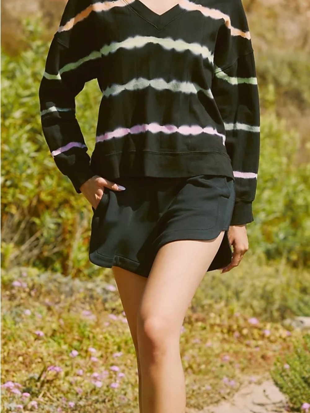 Anthropologie Electric Rose Soft Ava Sweatshirt Small